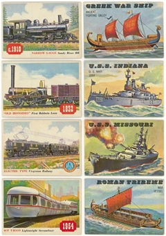 1955 Topps "Rails and Sails" Complete Set (200)